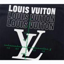 ユニセックス新作 ルイヴィトン スーパーコピー Tシャツ ロゴ プリント コットンダブルガーゼ LOUIS VUITTON