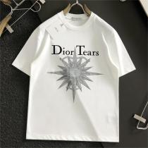 DIOR スーパーコピー Tシャツ ディオール プリント 星シリーズ コットンダブルガーゼ 