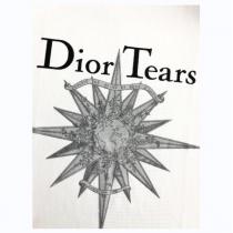 DIOR スーパーコピー Tシャツ ディオール プリント 星シリーズ コットンダブルガーゼ 