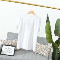 2026年超人気の高品質 プラダ スーパーコピー Ｔシャツ クルーネック マルセル化綿 PRADA 