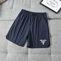 春夏コレクション プラダ 偽物 ハーフパンツ PRADA メンズ カジュアル ファッション ロゴプリント