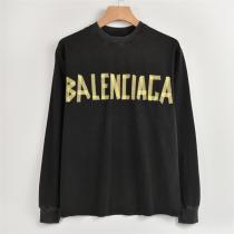 BALENCIAGA スーパーコピー 長袖Tシャツ バレンシアガ TAPE TYPEシリーズ ロゴ 長袖 オーバーサイズ