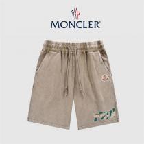 トレンド感たっぷり MONCLER コピー ハーフパンツ レトロ感 水洗い加工 モンクレール 落書きロゴ