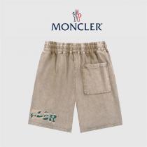 トレンド感たっぷり MONCLER コピー ハーフパンツ レトロ感 水洗い加工 モンクレール 落書きロゴ