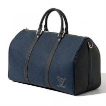 ルイヴィトン コピー ボストンバッグ LOUIS VUITTON keepallシリーズ レザー ロゴ 刺繡 2WAY ベルト付き