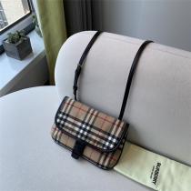  プレゼントにお勧め♩ バーバリー スーパーコピー ショルダーバッグ チェック柄 BURBERRY 綿 キャンバス   