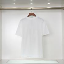 トレンドファッション MONCLER コピー Tシャツ ロゴ プリント 柄 クルーネック 貼り付け 綿