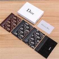 定番アイテム★DIOR  コピー カードケース モノグラム 小銭入れポケット ディオール キャンバス レザー