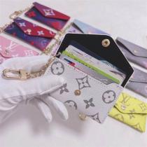 2026個性的人気色 LOUIS VUITTON コピー カードケース ボタン ストライプ付き 10種 ルイヴィトン  