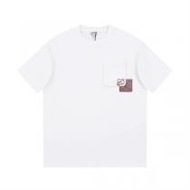 春夏のアイテム ロエベ スーパー コピー Tシャツ ロゴ 貼り付け LOEWE  刺繡 高品質 綿