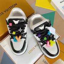 5色展開★LOUIS VUITTON 偽物 スニーカー Trainerシリーズ レザー ルイヴィトン ファッション感