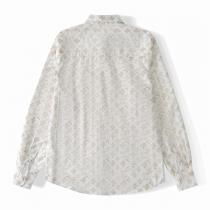 LOUIS VUITTON コピー シャツ モノグラム ロゴ プリント ライトカーキ色 リラックス気分♡ ルイヴィトン