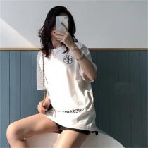 Off-White 偽物 Ｔシャツ 落書きロゴ プリント 3色 コントラストカラー ファッション オフホワイト