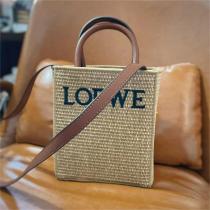 今季秋冬トレンドスタイル LOEWE スーパー コピー ハンドバッグ ラフィア スタンダード LOEWE 2色