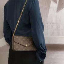 定番デザイン ルイヴィトン スーパーコピー ショルダーバッグ モノグラム ポシェット フェリシー LOUIS VUITTON