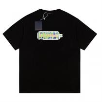 ルイヴィトン コピー Ｔシャツ カジュアル 立体 ロゴ プリント 半袖 LOUIS VUITTON 100%コットンダブルガーゼ