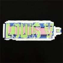 ルイヴィトン コピー Ｔシャツ カジュアル 立体 ロゴ プリント 半袖 LOUIS VUITTON 100%コットンダブルガーゼ