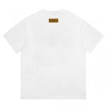 今年トレンド ルイヴィトン スーパーコピー Ｔシャツ モザイク フロッキ一加工ロゴ プリント LOUIS VUITTON