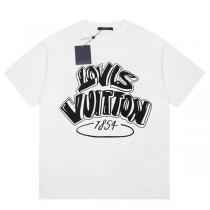 SNSで話題沸騰中 LOUIS VUITTON スーパーコピー Ｔシャツ 立体 ロゴ プリント カジュアル ルイヴィトン 