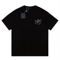 ファッション感が満点 ルイヴィトン スーパーコピー Ｔシャツ タオルロゴ刺繡 原稿 LOUIS VUITTON