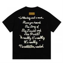 ファッション感が満点 ルイヴィトン スーパーコピー Ｔシャツ タオルロゴ刺繡 原稿 LOUIS VUITTON