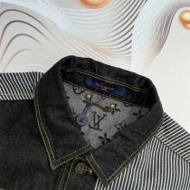 ルイヴィトン コピー デニム ジャケット Nigo X LOUIS VUITTON コラボ モノグラム コントラストカラー カットソー