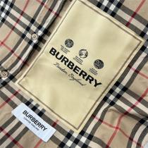 定番チェック柄 BURBERRY スーパーコピー シャツ ロゴ プリント 貼り付け バーバリー 男女兼用