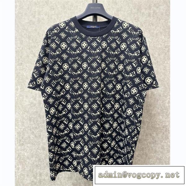 LOUIS VUITTON スーパーコピー Tシャツ モノグラム コットンダブルガーゼ 男女兼用 ルイヴィトン