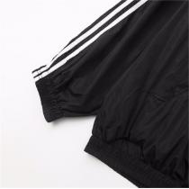 バレンシアガ スーパーコピー ジャケット ADIDAS x BALENCIAGAコラボ 刺繡ロゴ ナイロン ストライプ柄