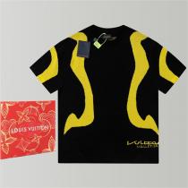 2026FWトレンド新作 LOUIS VUITTON コピー Tシャツ コントラストカラー 100%コットン ルイヴィトン