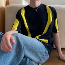 2026FWトレンド新作 LOUIS VUITTON コピー Tシャツ コントラストカラー 100%コットン ルイヴィトン