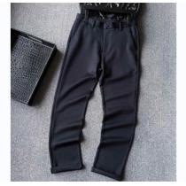 素敵秋冬定番新品 ジバンシー スーパーコピー スラックス 純綿生地 ロゴ 金属 貼り付け カジュアル GIVENCHY 
