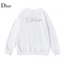 秋先コレクション DIOR スーパーコピー トレーナー トランプカード 刺繡 ロゴ プリント ディオール