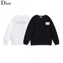 秋先コレクション DIOR スーパーコピー トレーナー トランプカード 刺繡 ロゴ プリント ディオール
