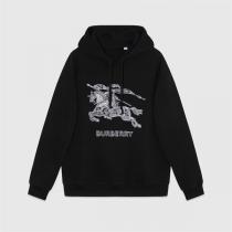 23FW最新品 BURBERRY スーパーコピー パーカー 刺繡 ロゴ 軍馬 k...