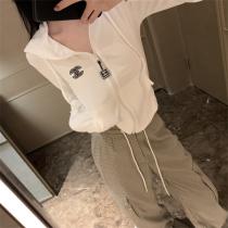 春夏ファッション CHANE1 スーパーコピー ジャケット フード付き シルエット ロゴプリント レディース
