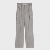2026秋先新作 セリーヌ スーパーコピー スウェットパンツ ミニチェック柄 カジュアル ポケット CELINE
