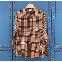 シルクような風合い♡BURBERRY 偽物 シャツ 定番チェック柄 軽量 通気性＋速乾性 バーバリー 23ss最新作