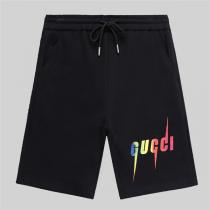 柔らかい肌触り GUCC1 スーパーコピー ハーフパンツ 稲光 ロゴ プリント 2色可選 コーデも着心地も楽ちん