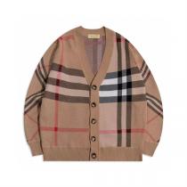 トレンドを問わず長く愛用 バーバリー スーパーコピー カーディガン チェック柄  BURBERRY オーバーサイズ ウール