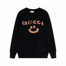 SNSで話題沸騰中 GUCC1 スーパーコピー セーター ジャカード編み 笑顔 ロゴ オレンジ 男女兼用