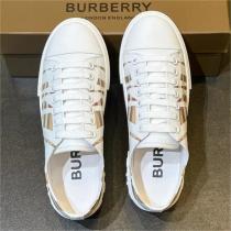 ストレスフリーな着心地 バーバリー コピー カジュアルシューズ チェック柄 立体 ロゴ 厚底 BURBERRY 