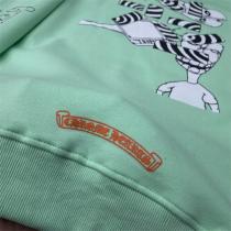 ★ファッション感が満点★クロムハーツ スーパーコピー パーカー ミントグリーン ロゴ プリント 立体 CHROME HEARTS