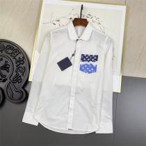 エレガントスタイル ルイヴィトン スーパーコピー シャツ モノグラム 偽ポケット ロゴ LOUIS VUITTON