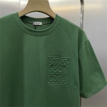 23年新作一覧 LOEWE スーパーコピー Tシャツ 立体 エンボス加工 ロゴ Anagram コットン生地 ロエベ  