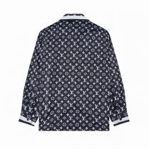 絶対に抑えておこう LOUIS VUITTON 偽物 シャツ モノグラム ストライプ 柄 ロゴ ルイヴィトン