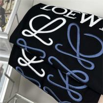 2026年秋冬最新作 ロエベ スーパー コピー 長袖Tシャツ パネルデザイン 刺繡 ロゴ 2色 LOEWE オーバーサイズ