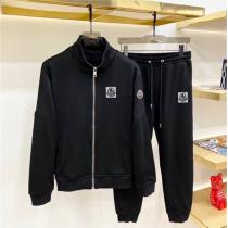 自然でソフトな軽い着心地 モンクレール コピー 上下セット スウェット素材 ロゴ 貼り付け MONCLER
