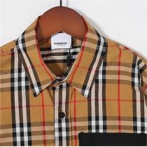 絶対に押さえておきたい BURBERRY コピー シャツ チェック柄 ポケット ロゴ プリント バーバリー