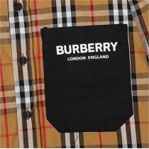 絶対に押さえておきたい BURBERRY コピー シャツ チェック柄 ポケット ロゴ プリント バーバリー